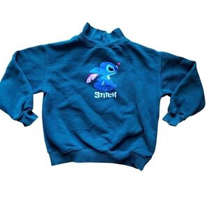 3/35$ Zara x Disney Dark Green Stitch Sweatshirt (Kids 9-10 Years)